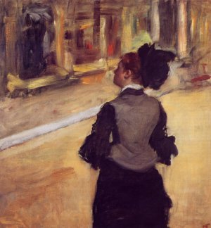 A Visit to the Museum by Edgar Degas Oil Painting Reproduction