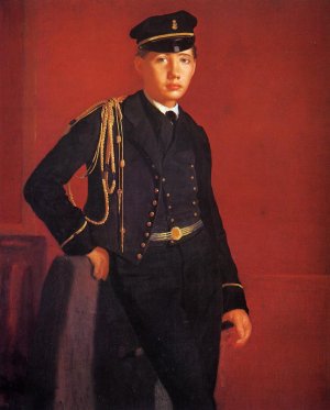 Achille De Gas in the Uniform of a Cadet by Edgar Degas Oil Painting Reproduction
