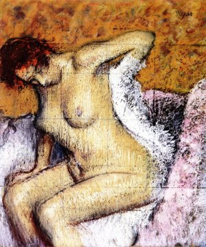 After the Bath by Edgar Degas Oil Painting Reproduction
