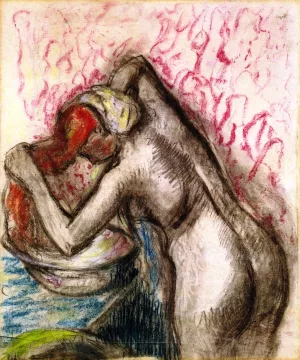 After the Bath 3 by Edgar Degas Oil Painting Reproduction