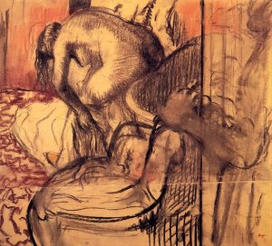 After the Bath 4 by Edgar Degas Oil Painting Reproduction