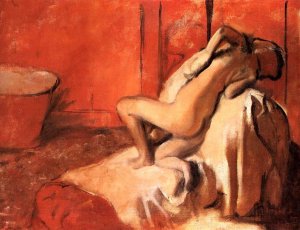 After the Bath 6 by Edgar Degas Oil Painting Reproduction
