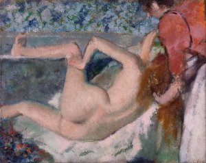 After The Bath by Edgar Degas Oil Painting Reproduction