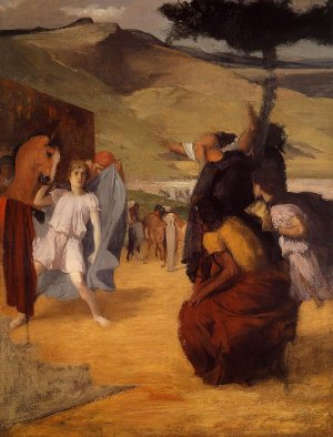 Alexander and Bucephalus by Edgar Degas Oil Painting Reproduction