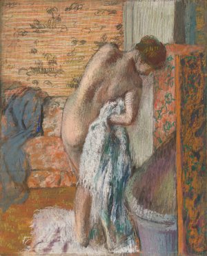 Apres le bain by Edgar Degas Oil Painting Reproduction