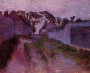 At Saint-Valery-sur-Somme by Oil Painting Reproduction