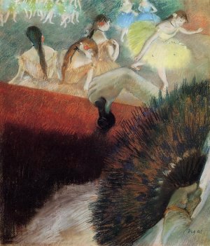 At the Ballet by Edgar Degas Oil Painting Reproduction