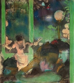 At the Cafe des Ambassadeurs by Edgar Degas Oil Painting Reproduction