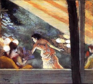 At the Cafe des Ambassadeurs by Edgar Degas Oil Painting Reproduction