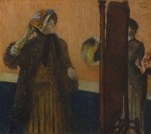 At the Milliner's by Edgar Degas Oil Painting Reproduction