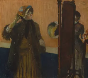 At the Milliner's by Oil Painting Reproduction