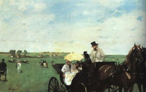 At the Races in the Country by Edgar Degas Oil Painting Reproduction