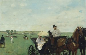 At The Races In The Countryside by Edgar Degas Oil Painting Reproduction