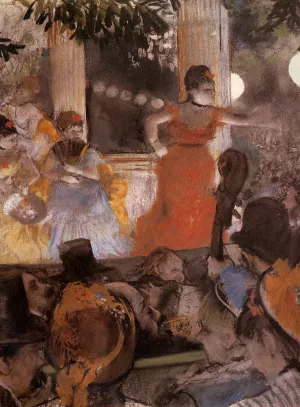 Aux Ambassadeurs by Edgar Degas - Hand-Painted Oil Painting Reproduction