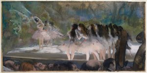 Ballet at the Paris Opera by Edgar Degas Oil Painting Reproduction