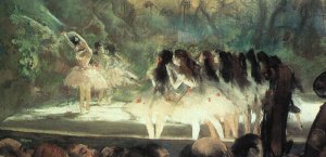 Main Product Photo of Ballet at the Paris Opera Painting by Edgar Degas