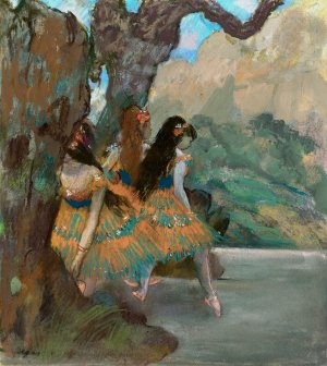 Ballet Dancers by Edgar Degas Oil Painting Reproduction