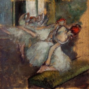 Ballet Dancers by Edgar Degas Oil Painting Reproduction