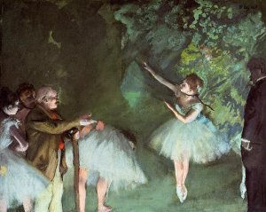 Ballet Rehearsal by Edgar Degas Oil Painting Reproduction
