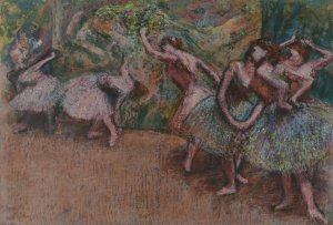 Ballet Scene by Edgar Degas Oil Painting Reproduction
