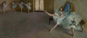 Before the Ballet by Oil Painting Reproduction
