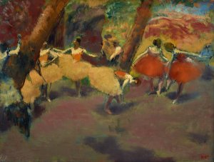 Before The Performance by Edgar Degas Oil Painting Reproduction