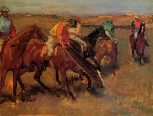Before the Race by Edgar Degas Oil Painting Reproduction