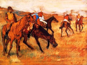 Before the Race by Edgar Degas Oil Painting Reproduction