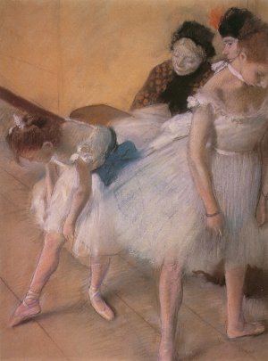 Before the Rehearsal by Edgar Degas Oil Painting Reproduction