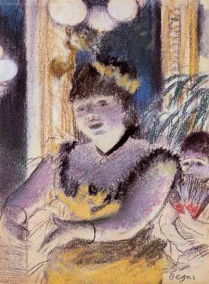 Cafe-Concert Singer by Edgar Degas Oil Painting Reproduction