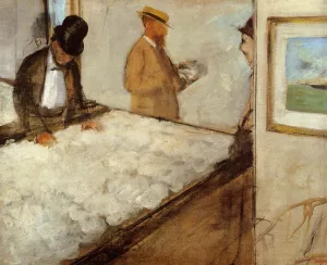 Cotton Merchants in New Orleans by Edgar Degas Oil Painting Reproduction