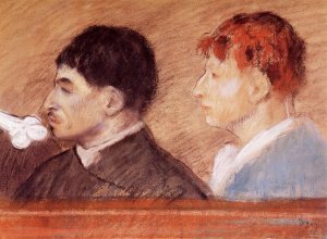 Criminal Physiognomies by Edgar Degas Oil Painting Reproduction