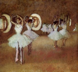 Dance Rehearsal in the Studio of the Opera by Edgar Degas Oil Painting Reproduction