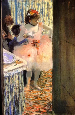Dancer in Her Dressing Room II by Edgar Degas - Hand-Painted Oil Painting Reproduction
