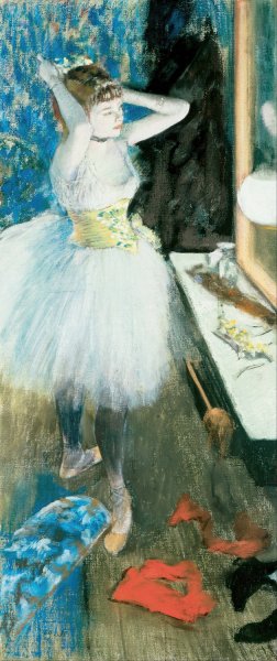 Dancer in Her Dressing Room by Edgar Degas Oil Painting Reproduction