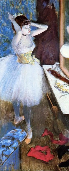 Dancer in Her Dressing Room by Edgar Degas Oil Painting Reproduction
