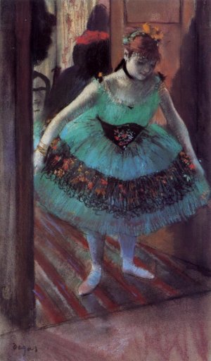 Dancer Leaving Her Dressing Room by Edgar Degas Oil Painting Reproduction