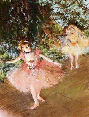 Main Product Photo of Dancer on Stage Painting by Edgar Degas