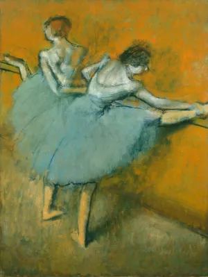 Dancers At The Barre by Edgar Degas - Hand-Painted Oil Painting Reproduction