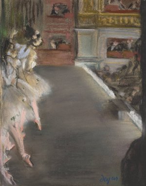 Dancers At The Old Opera House by Edgar Degas Oil Painting Reproduction