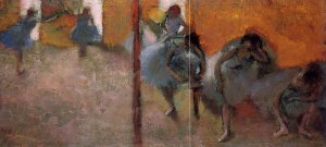 Dancers in a Studio by Edgar Degas Oil Painting Reproduction