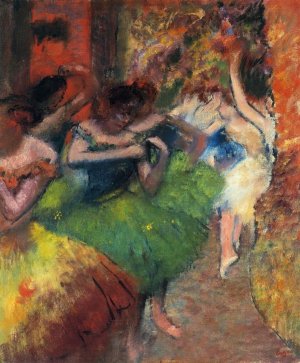 Dancers in the Wings by Edgar Degas Oil Painting Reproduction