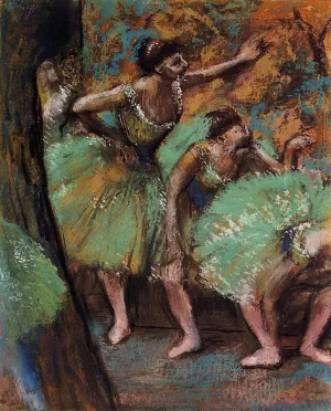 Dancers by Edgar Degas Oil Painting Reproduction