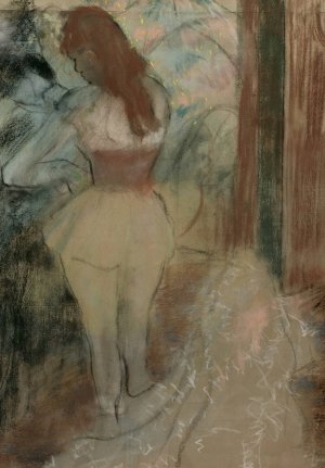 Danseuse S'habillant by Edgar Degas Oil Painting Reproduction