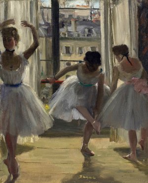 Danseuses dans une salle d'exercice by Edgar Degas Oil Painting Reproduction