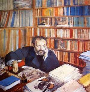Edmond Duranty by Edgar Degas Oil Painting Reproduction