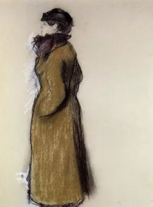 Ellen Andree by Edgar Degas - Hand-Painted Oil Painting Reproduction