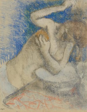Main Product Photo of Femme a Sa Toilette Painting by Edgar Degas