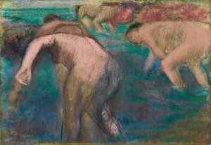 Femmes Au Bain by Edgar Degas Oil Painting Reproduction