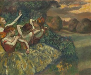Four Dancers by Edgar Degas Oil Painting Reproduction